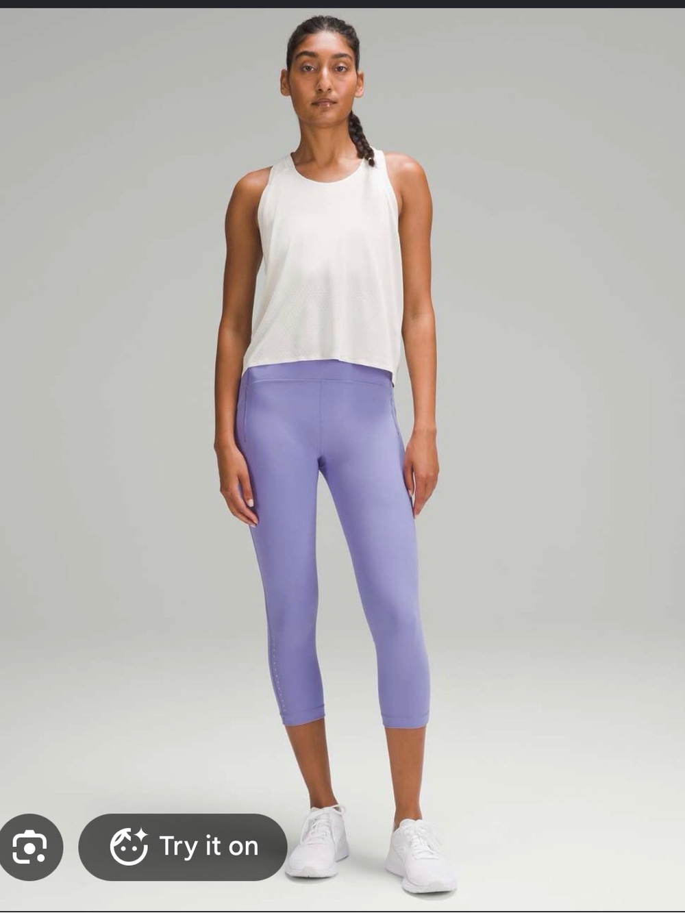 Lululemon Swift Speed High Rise Crop Leggings 21” - dark lavender